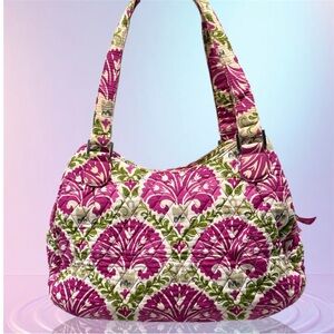 Vera Bradley Emily Satchel in the retired Julep Tulip pattern